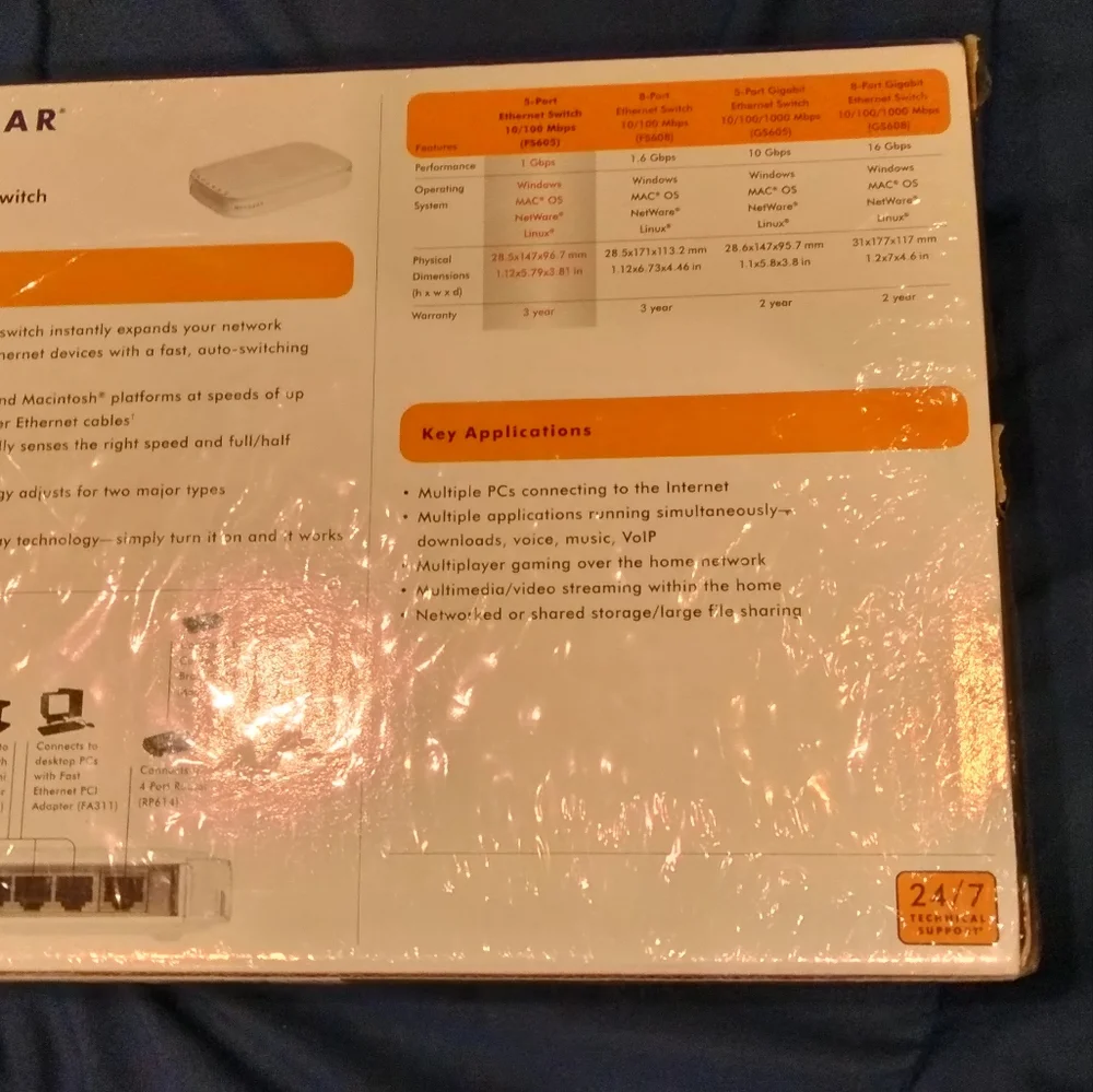 Netgear FS605 5-Port Fast Ethernet Switch